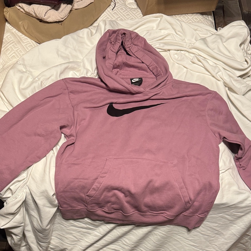 Nike Mauve Hoodie with Black Tag - Picture 3 of 3